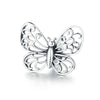 Crystal Butterfly Stopper Charms
