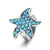 Blue Starfish Stopper Charm