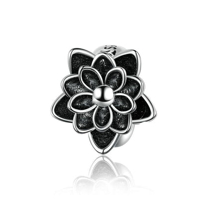 Black Lotus Stopper Charm