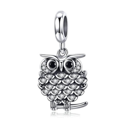 Crystal Owl Pendant