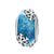 Winter Blue Murano Glass Beads